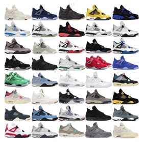 Jordan 4 Retro (40 Farben)