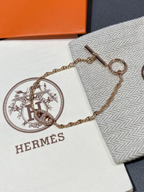 Hermes Schwein Nase Voll Diamant Armband-3612