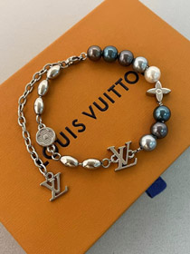 Louis Vuitton LV Buchstabe Perle Fusion Armband-3671