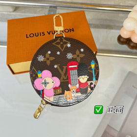Louis Vuitton LV runde Münze Tasche Anhänger-4048