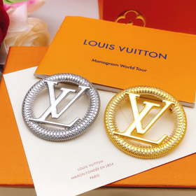 Louis Vuitton LV runde Diamant Brief Brosche-4052