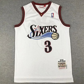 Mitchell & Ness NBA Mesh atmungsaktive schnell trocknende Sportbasketballweste (40 Stile)-2754
