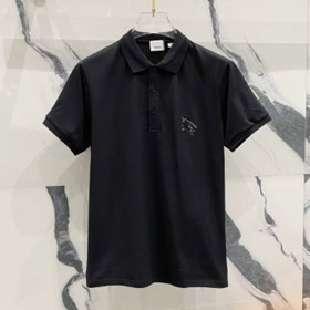 Burberry Burberry Kaninchen Print Pullover Button Placket Kurzarm Polo Shirt T-Shirt (21 Styles) -27