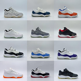 Jordan Air Jordan 11 Retro Low UNC Low-Top Basketballschuhe für Kinder-4114