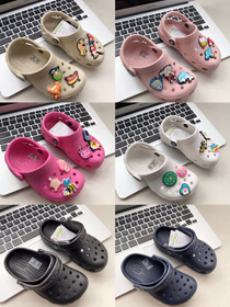 Crocs Classic Clog einfache Mode klassische komfortable kleine Stern Kinder Loch Schuhe-4196